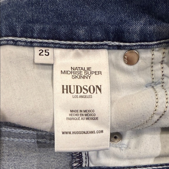 Hudson Natalie Jeans Women's Blue Skinny Jeans - Picture 7 of 7